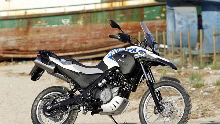BMW G650 GS Sertao Side Pose Standing On Road